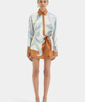 Sir The Label Sorrento Shirt Dress Scarpia Print Size 8 10 & 12 - Dresses
