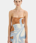 Sir The Label Sorrento Slip Dress In Sciarpa Print - 8 / Print - Dresses