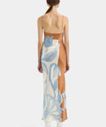 Sir The Label Sorrento Slip Dress In Sciarpa Print - 8 / Print - Dresses