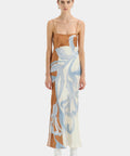 Sir The Label Sorrento Slip Dress In Sciarpa Print - 8 / Print - Dresses