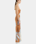 Sir The Label Sorrento Slip Dress In Sciarpa Print - 8 / Print - Dresses