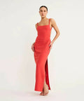 Sir The Label Spoerri Backless Gown - 6 / Red - Dresses