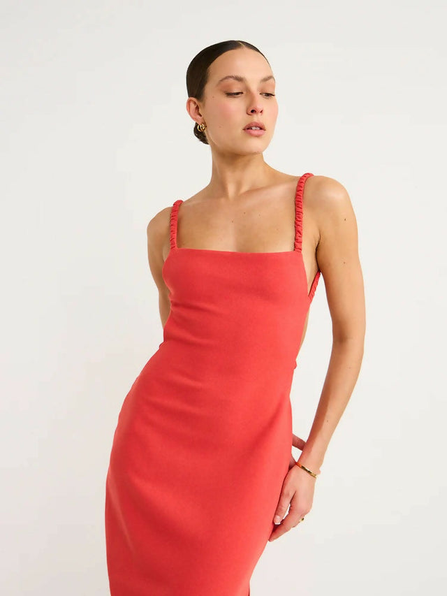 Sir the Label Spoerri Backless Midi Gown - Dresses