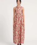 Sir The Label Valetta Maxi Dress Print Size AU 8 - 8 / Red - Dresses