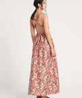 Sir The Label Valetta Maxi Dress Print Size AU 8 - 8 / Red - Dresses