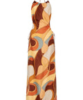 Sir The Label Vista Halter Midi Dress - 8 / Multi - Dresses