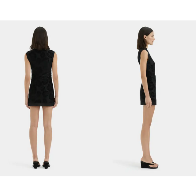 Sir The Label Vittoria Mini Black Size 8 & 10 - Dresses
