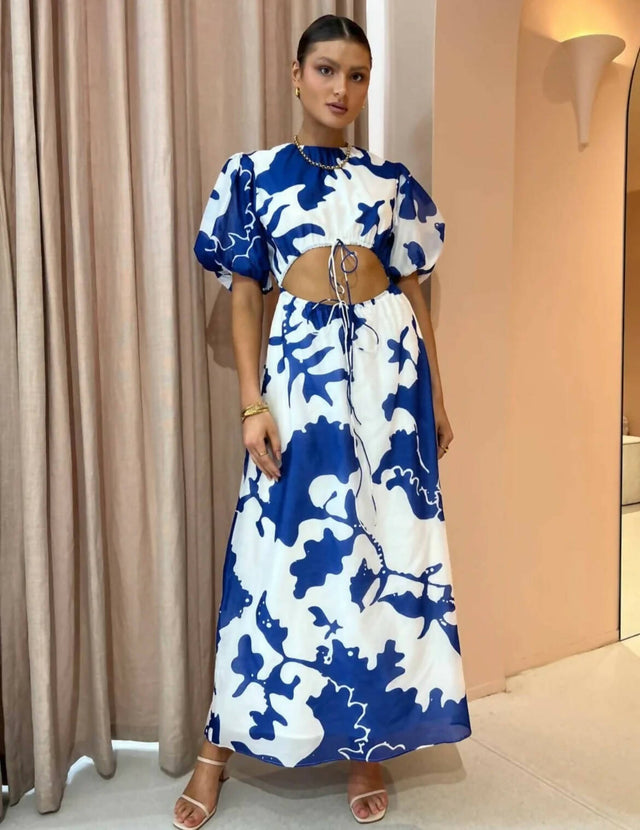 Sir The Label Vivi Puff Sleeve Maxi Dress