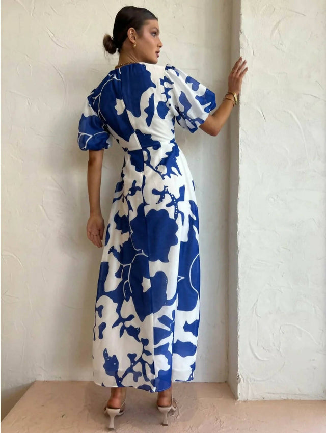 Sir The Label Vivi Puff Sleeve Maxi Dress