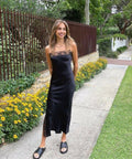 Sir The Label Willa Bias Midi Dress - 4 / Black - Dresses
