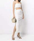 Sir The Label Yves Midi Dress - 8 / White - Dresses