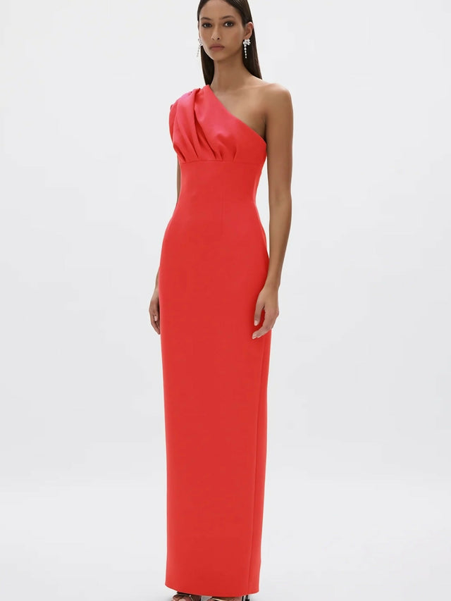 Rachel Gilbert Winnie Gown in Coral