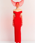 Solace London Ines Maxi - 6 / Red - Dresses