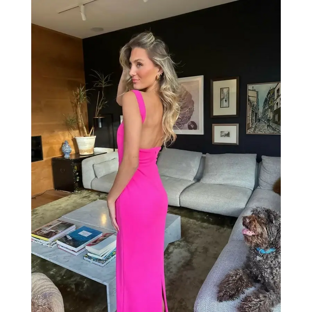 Solace London Joni Dress - 6 / Pink - Dresses