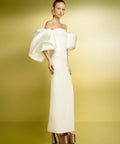 Solace London Pia Maxi in Cream - 10 / Cream - Dresses