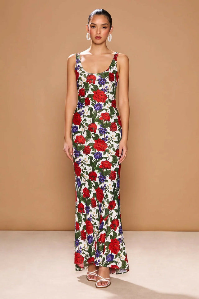Sonya Moda Capri Dress Floral Size 10 - 10 / Floral - Dresses