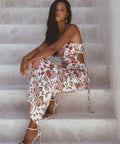 Sonya Moda Dima Dress in Paisley Print White Size AU 8 - 8 / Floral - Dresses