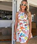 Sonya Moda Nour De La Mer Mini Dress - 10 / Print - Dresses