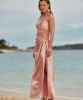 Sonya Moda Nour Dusty Rose Maxi Dress - 12 / Pink - Dresses