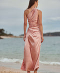 Sonya Moda Nour Dusty Rose Maxi Dress - 12 / Pink - Dresses