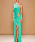 Sonya Moda Nour Knit Dress in Turquoise Size 8 - 8 / Green - Dresses
