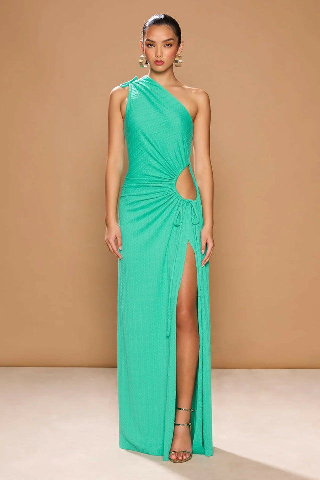 Sonya Moda Nour Knit Dress in Turquoise Size 8 - 8 / Green - Dresses