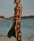 Sonya Moda Nour Marbella Maxi Brown Size AU 6 - 6 / Brown - Dresses