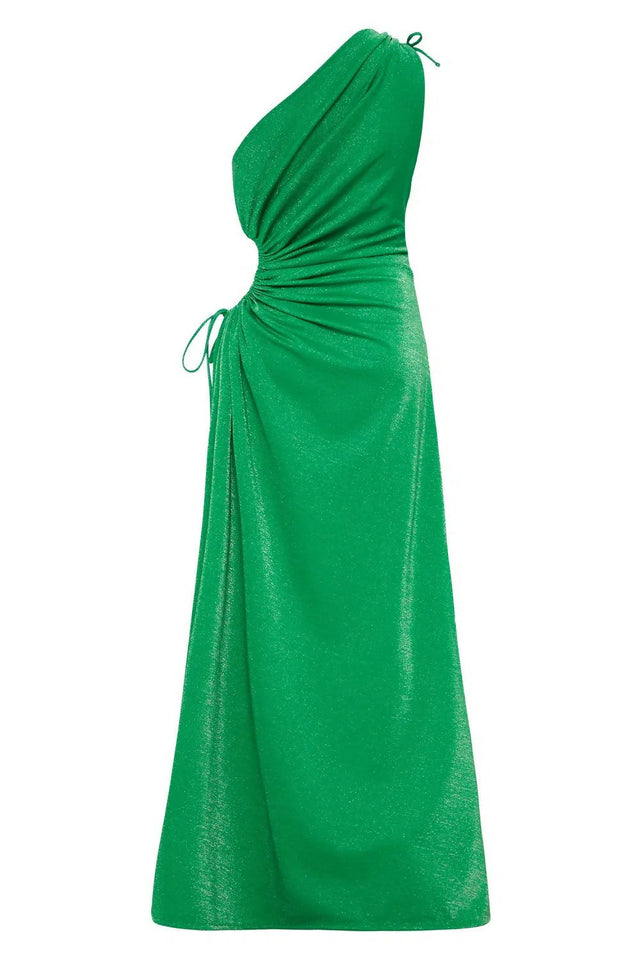 Sonya Moda Nour Maxi Dress Forest Green Shimmer Size XS / AU 6 - 6 / Green - Dresses