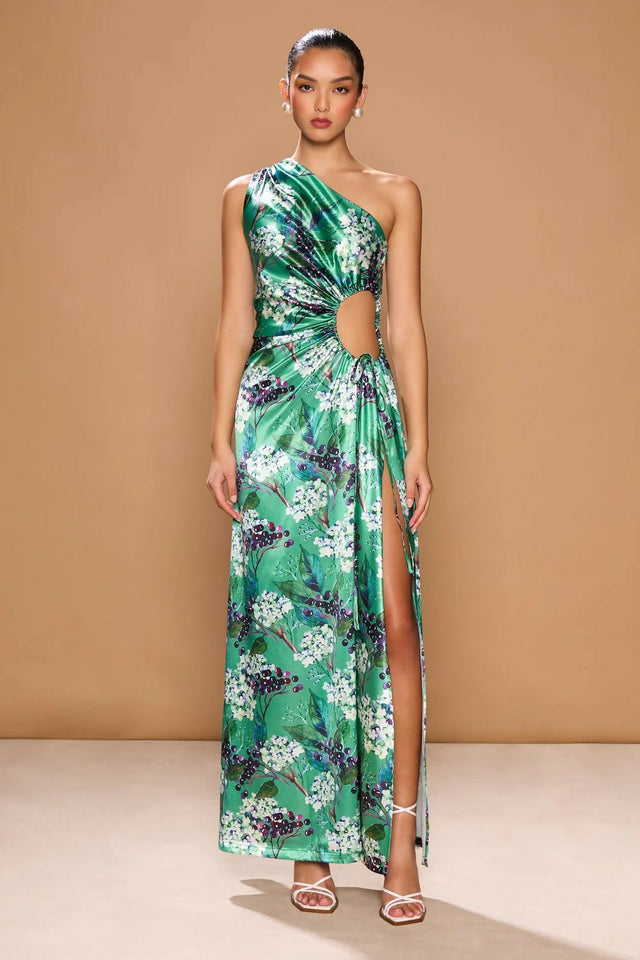 Sonya Moda Nour Maxi Dress In Fiori Di Sambuco Size 8 12 - Dresses
