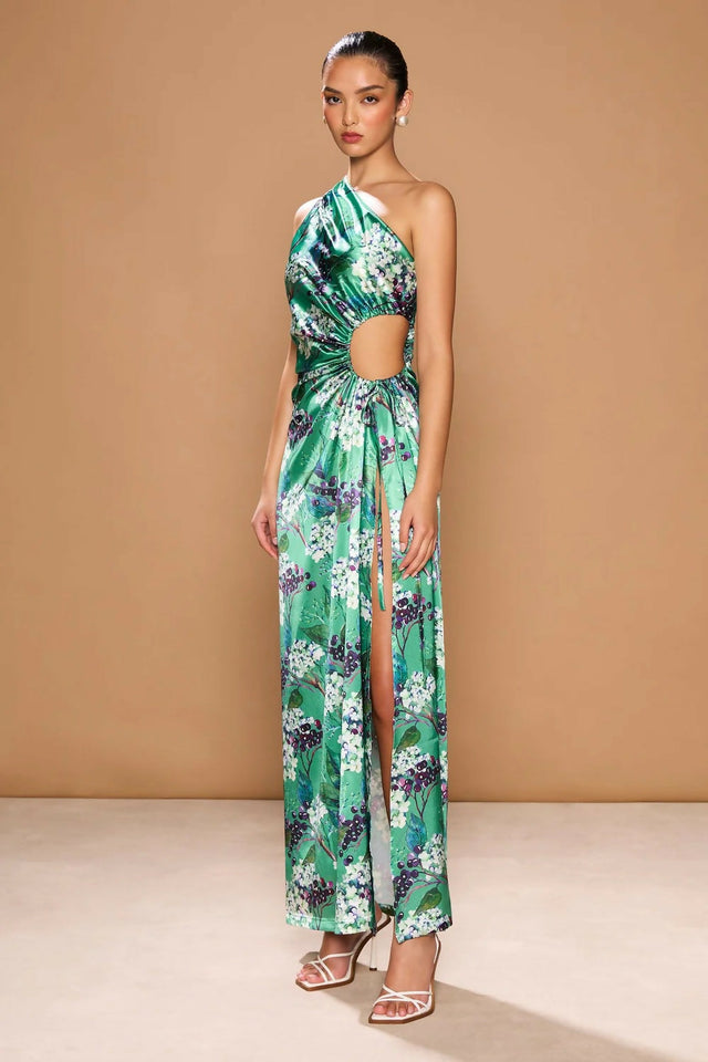 Sonya Moda Nour Maxi Dress In Fiori Di Sambuco Size 8 12 - Dresses