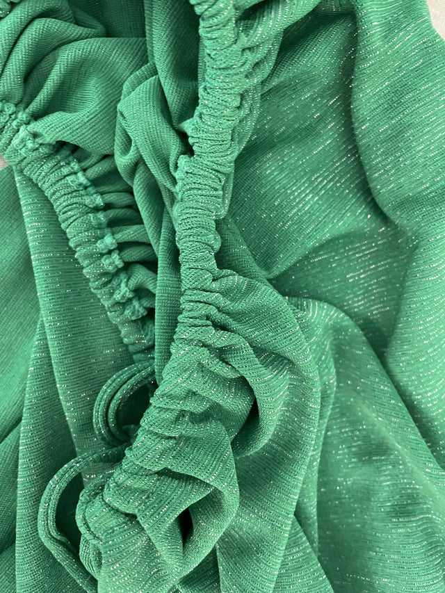 Sonya Moda Nour Maxi Dress in Forest Green Shimmer - Dresses