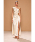 Sonya Moda Nour Maxi Dress Ocean Pearl Size 8 - 8 / Cream - Dresses
