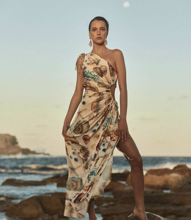 SONYA MODA - Sonya Moda Nour Seashell Maxi Dress