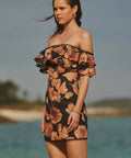 Sonya Moda Valentina Ruffles Dress - 6 / Floral - Dresses