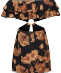 Sonya Moda Valentina Ruffles Dress - 6 / Floral - Dresses