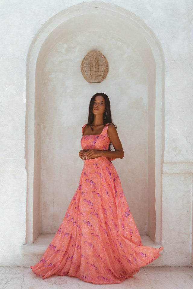 Sonya Serena Set in Watercolour Print Size 10 - 10 / Print - Outfit Sets