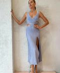 Sovere Glory Knit Dress Blue - 6 / Blue - Dresses
