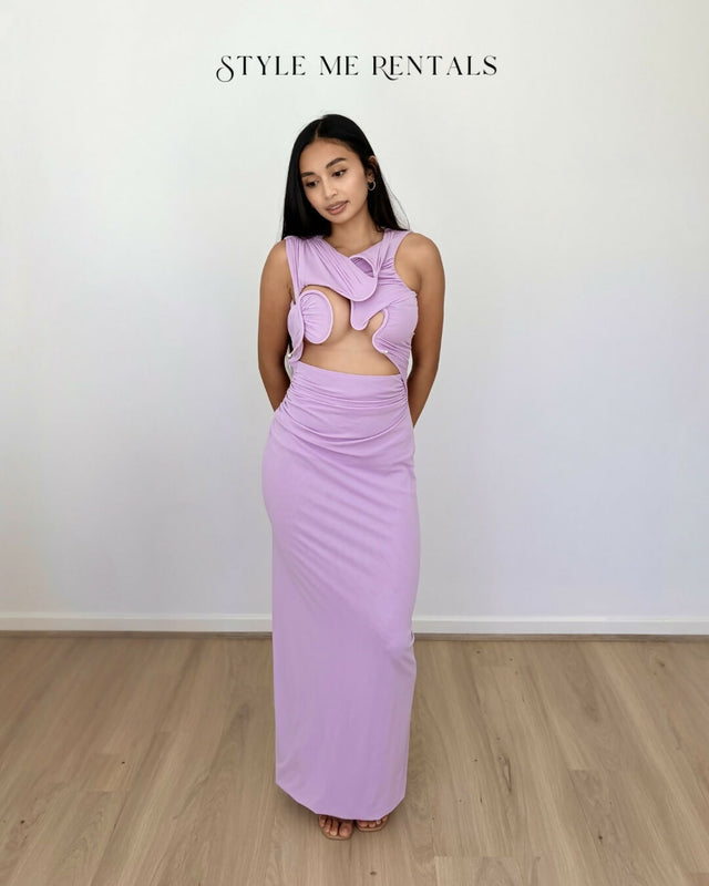 Christopher Esber Venus Tank Maxi Dress Lilac