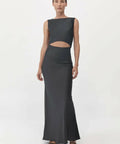 StAgni-SoftSilkCutOutDress-WashedBlack1
