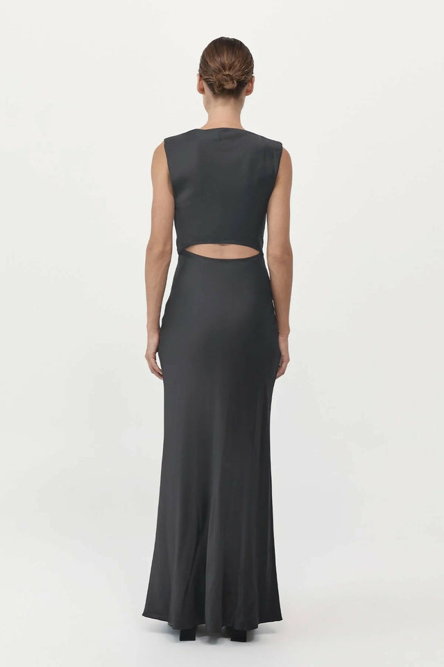 StAgni-SoftSilkCutOutDress-WashedBlack4
