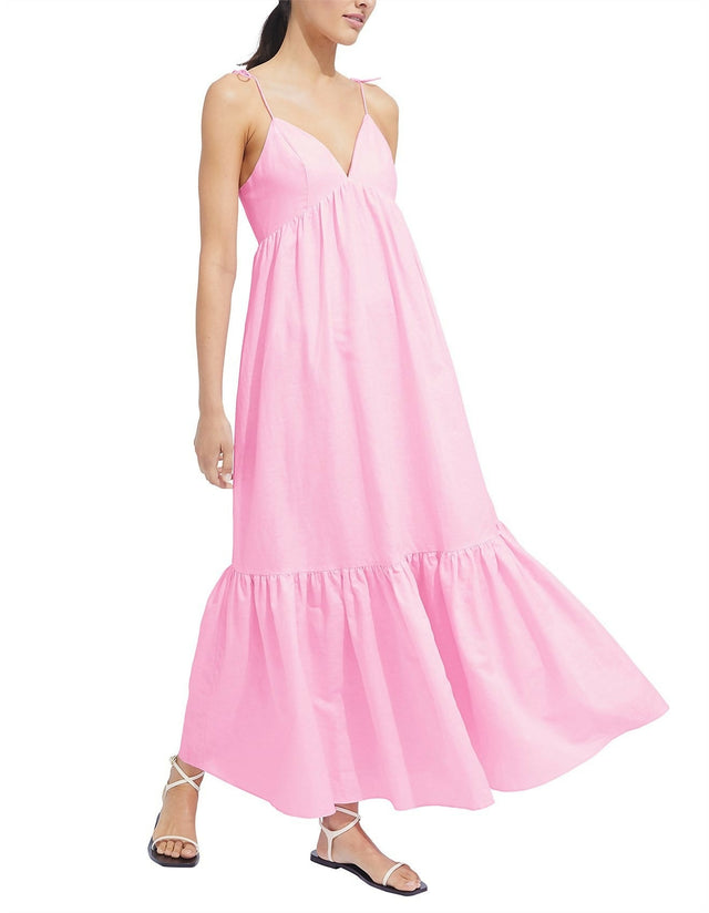 Steele Leonora Maxi Dress - 8 / Pink - Dresses