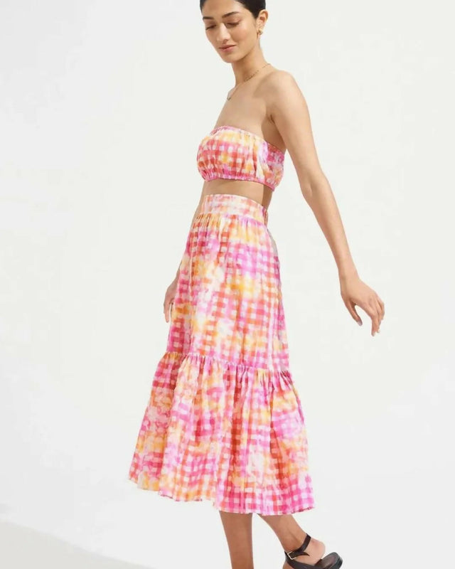 Steele Malibu Sans Set in Hypno Gingham - 10 / Multi - Outfit Sets