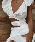 Suboo Alva Midi Dress - 8 / White - Dresses