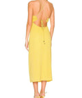Suboo Asha Splice Slip Dress - 8 / Yellow - Dresses