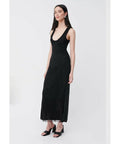 Suboo Dali Diamante Plunge Neck Maxi Dress - 8 / Black - Dresses