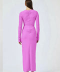 Suboo Ivy Rouched Dress in Fuchsia Size 8 10 - Dresses