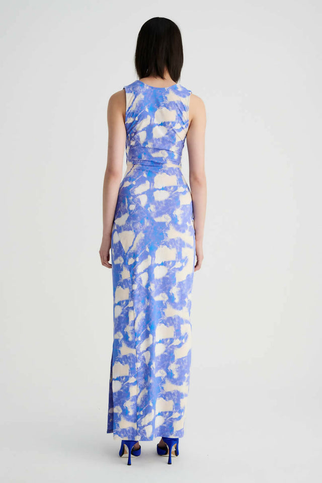 Suboo Marble Sleeveless Reversible Twist Front Maxi Dress Size 8 - 8 / Multi - Dresses