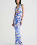 Suboo Marble Sleeveless Reversible Twist Front Maxi Dress Size 8 - 8 / Multi - Dresses