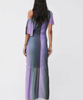 Suboo Olafur Draped Cowl Neck Longline Dress Purple Size AU 10 - 10 / Purple - Dresses