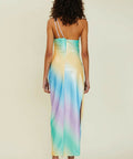 Suboo Ombre One Shoulder Split Maxi Size 8 - 8 / Multi - Dresses